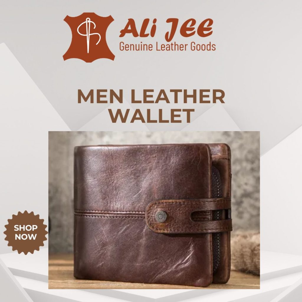 MEN LEATHER WALLET[Leather Watch Straps and Trending Leather Accessories]