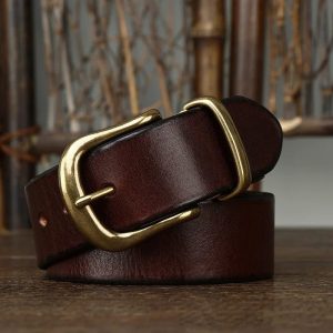 Mean Genuine Leather Belt