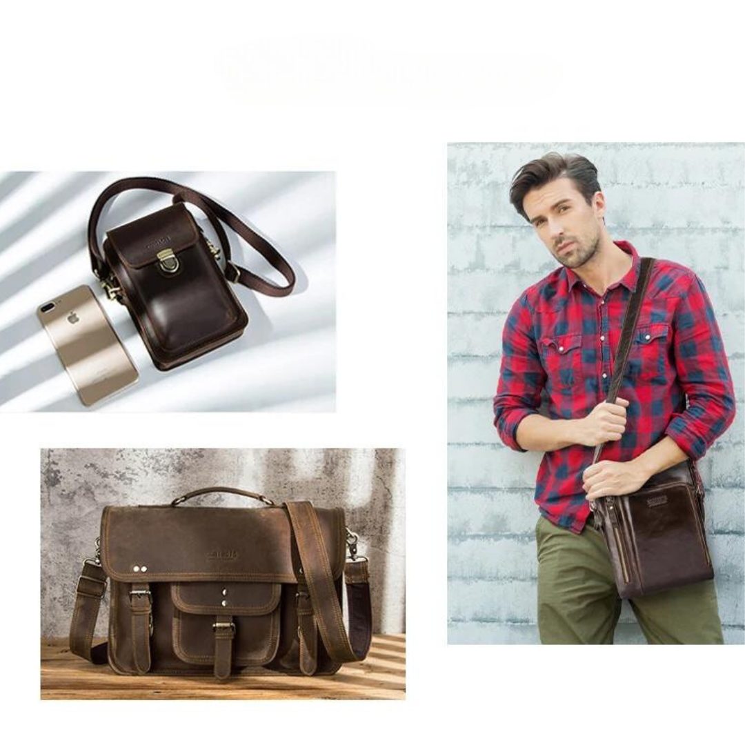 Genuine Leather Men Clutch Bag Design Handbag Long Wallet Male Purse Travel Charge Storage Bag Cable Organizer