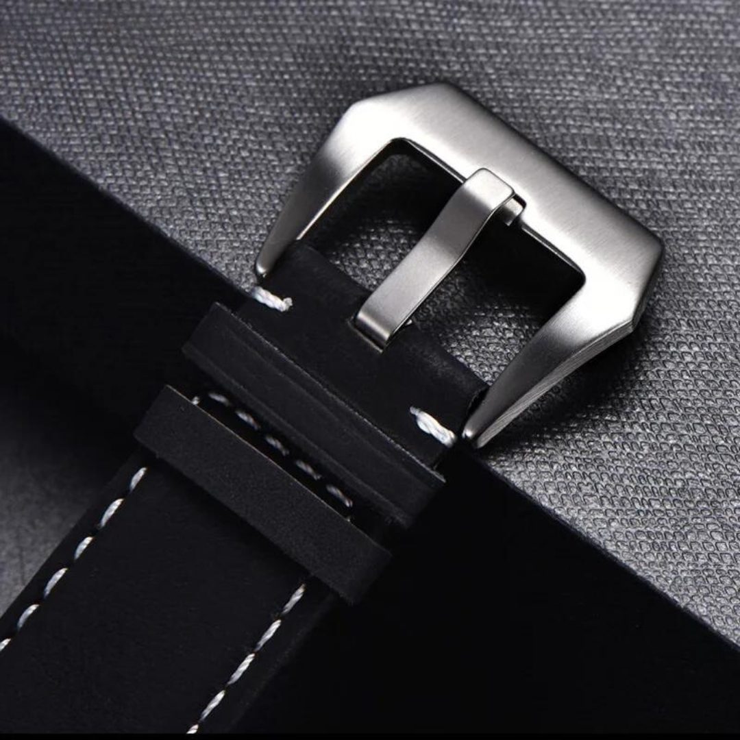 Genuine Leather Watchband Bracelet Black Blue Brown Vintage Matte Watch Strap For Women Men 18mm 20mm 22mm 24mm Wrist Band